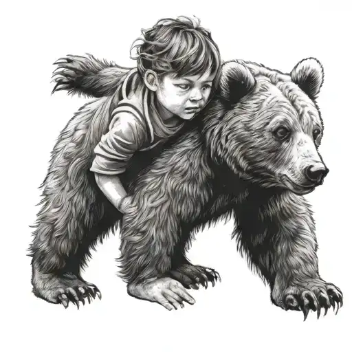 Child With Bear Skin