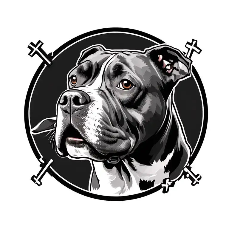 Crosses And Pit Bull Terrier