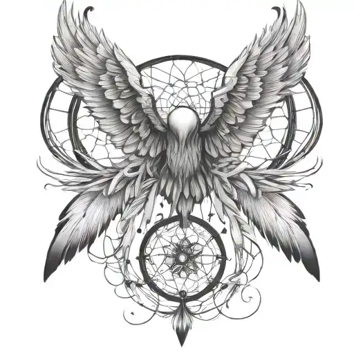 Angel Wings Dream Catcher