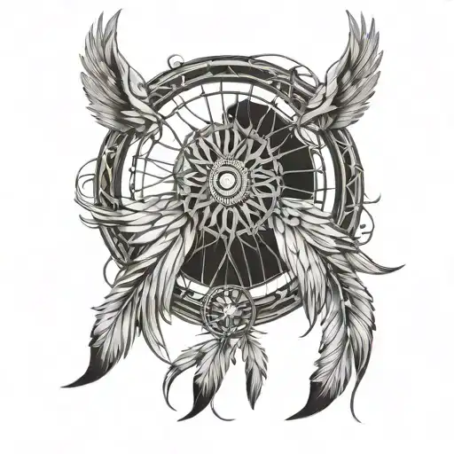 Angel Wings Dream Catcher