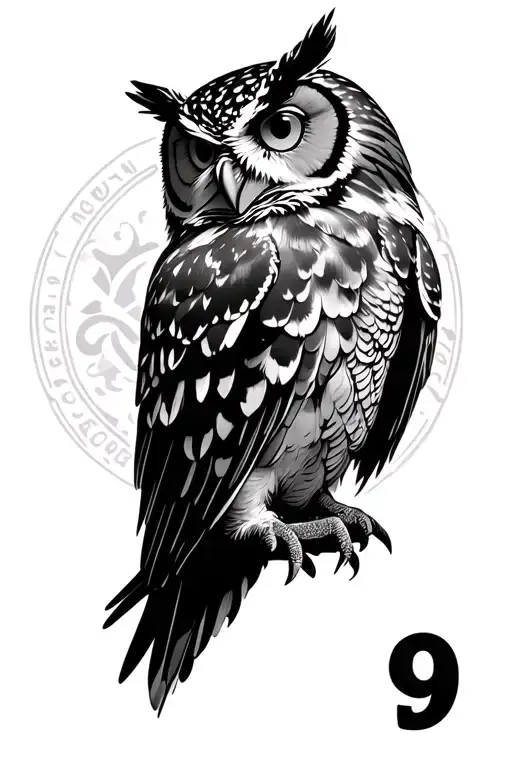 Owl Of A Thousand Feet Number 9