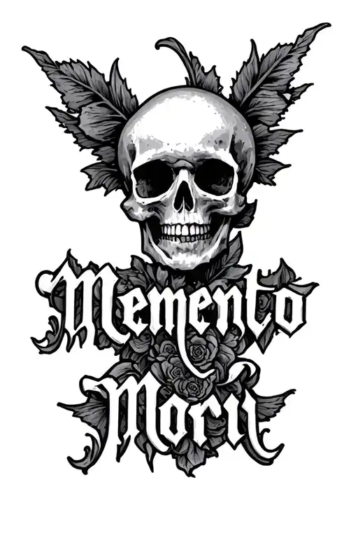 Memento Mori Text And Little Bit Of Gothic