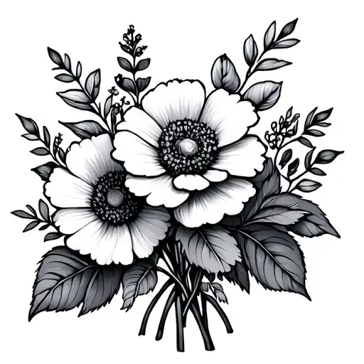 Birth Flower Bouquet