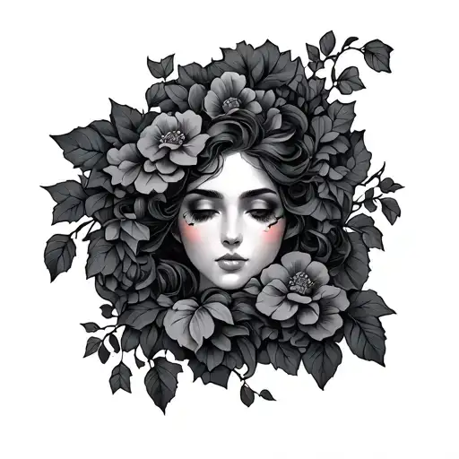 Vine Wrap Around Thigh