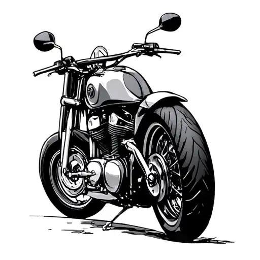Motorcycle Outdoor Scene