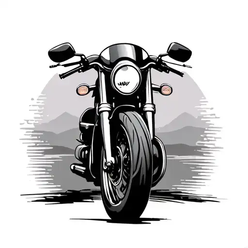 Motorcycle Outdoor Landscape