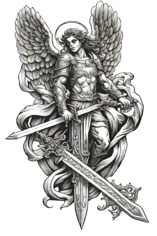 Angel And Sword