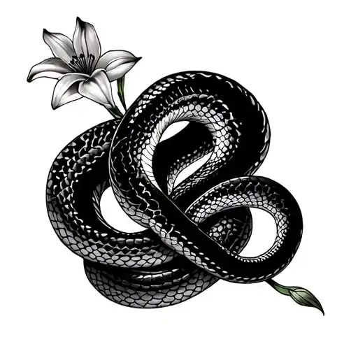 Arm Sleeve With Snake And Lillie's