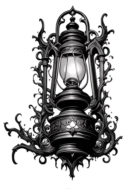 Gothic Lantern Gothic Castle Arm Sleeve
