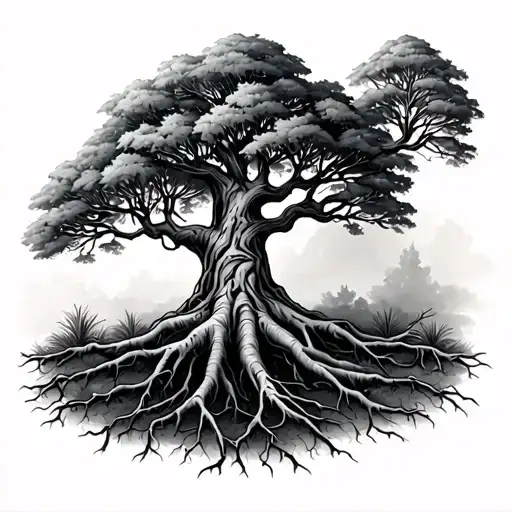 Family Tree With Roots