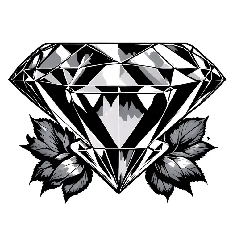 Diamond With D K In It