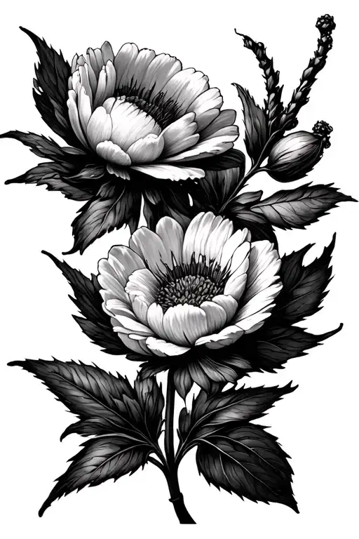 April And March And February Birth Flower