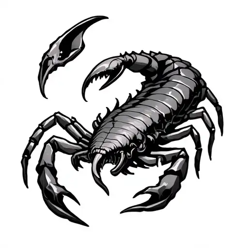 Scorpio Locked In Battle