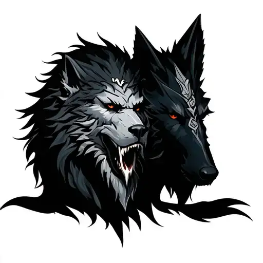 Fenrir And Odin