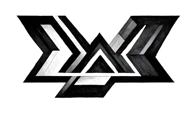 Minimalist Geometric Arrow