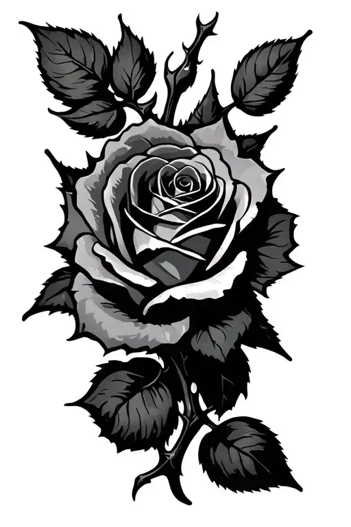 Thorns Roses Music Notes