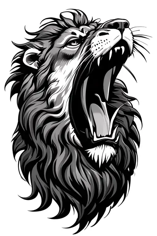 Lion Roaring