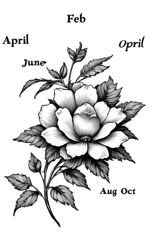 Birth Month Flower Feb April June Aug Oct