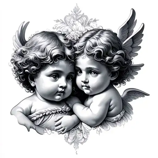 Fine Line Cherubs