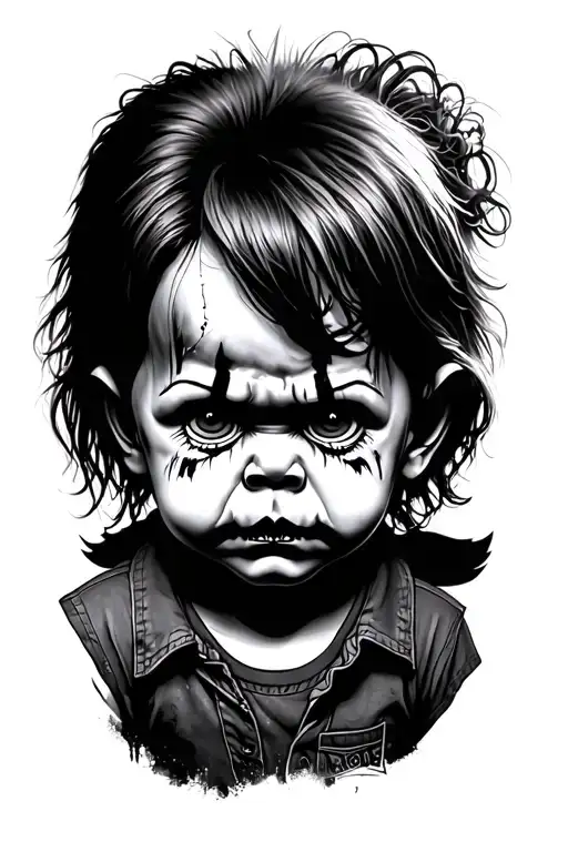 Chucky Tattoo Design