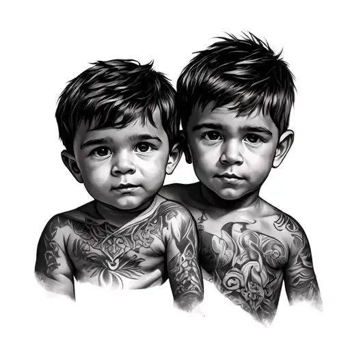 Create Me A Manly Tattoo With Cayson And Jace My 2 Little Boys