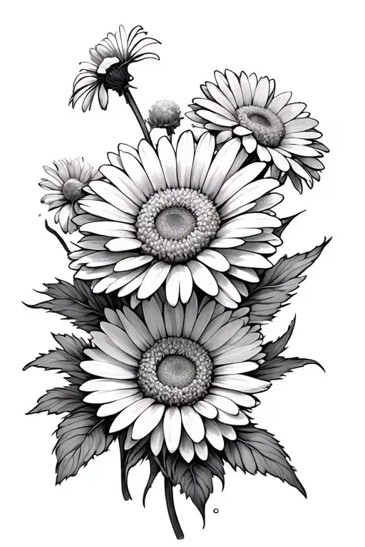 Chrysanthemum And Daisy Flowers