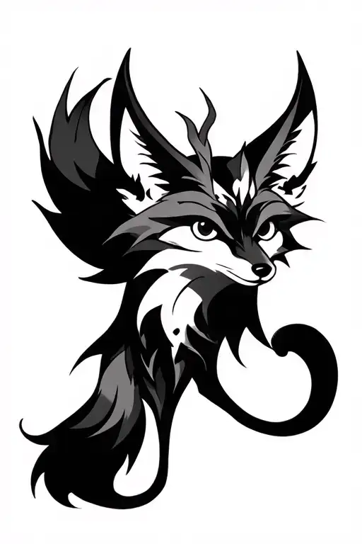 Gothic Kitsune Fox