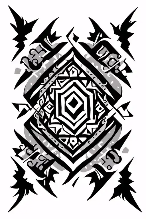 Amazigh Symbols Line