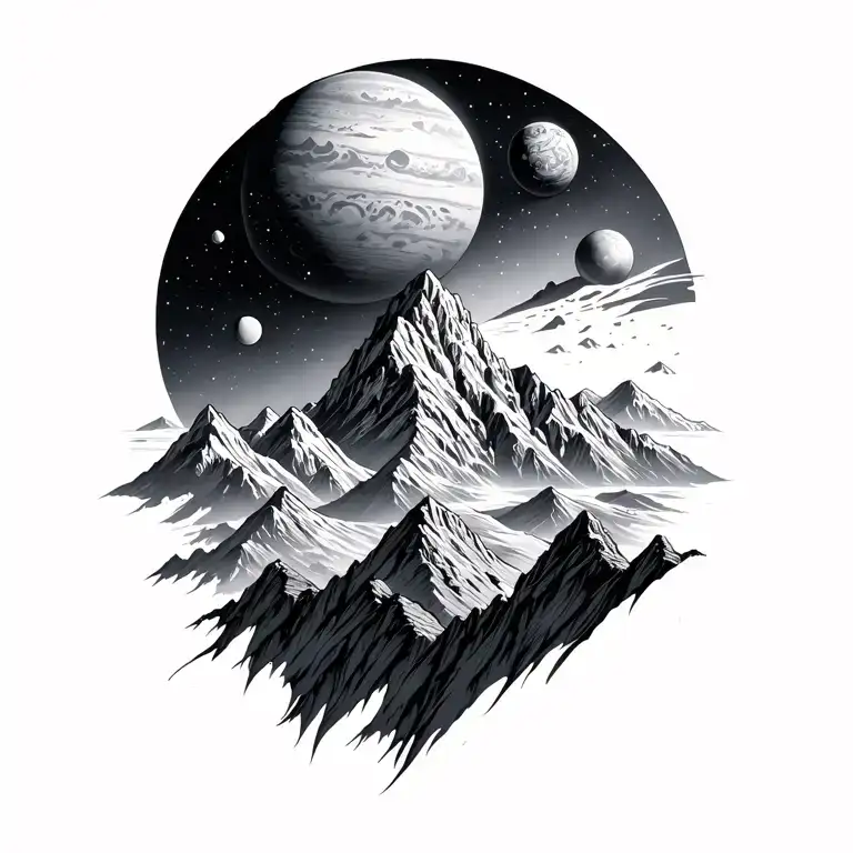 Mountains And Planets