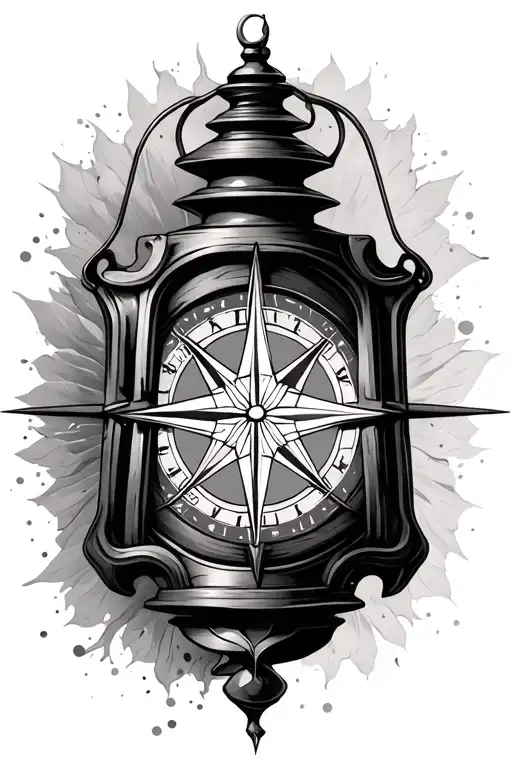 Lantern Sleeve Compass