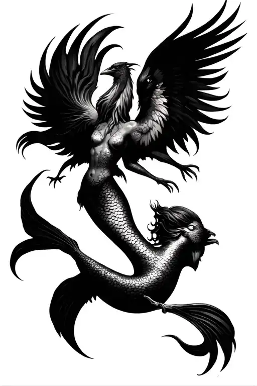 Mermaid And Phoenix