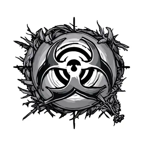 Hazardous To Health Symbol Made