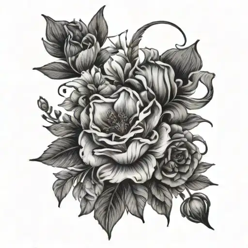 Birth Flowers Intertwined