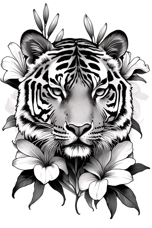 Tiger Lilys On Arm