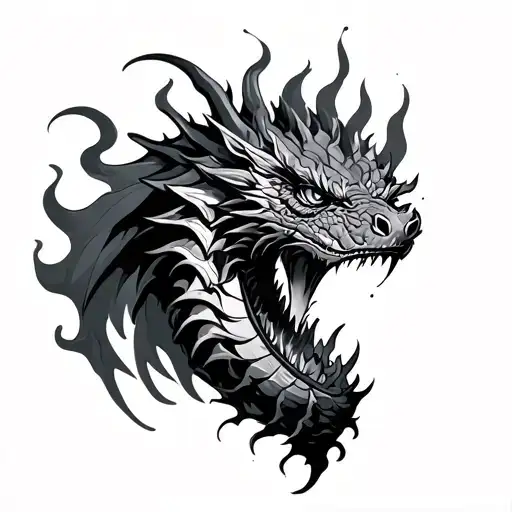 Dragon Breathing Fire