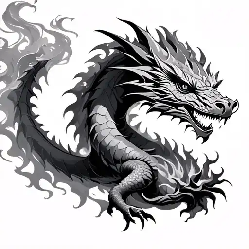 Dragon Breathing Fire