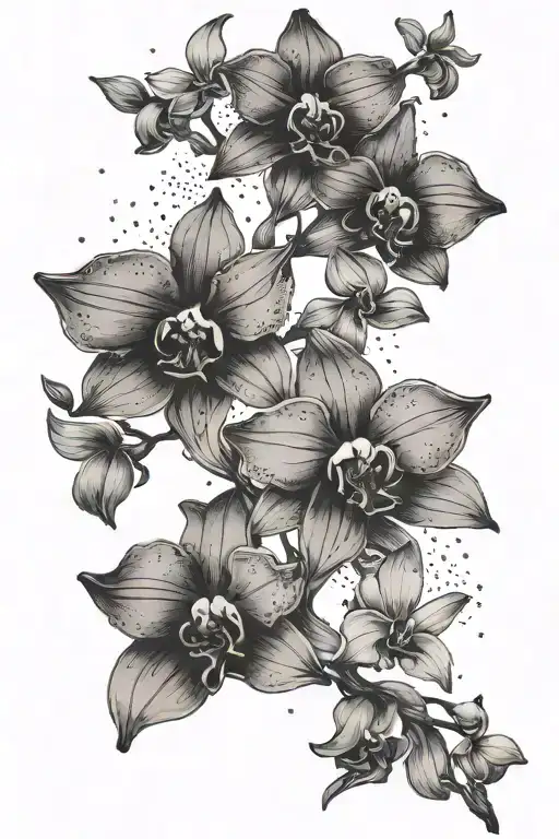 The Star Constellation Of Sagittarius Where The Stars Made Of Orchids