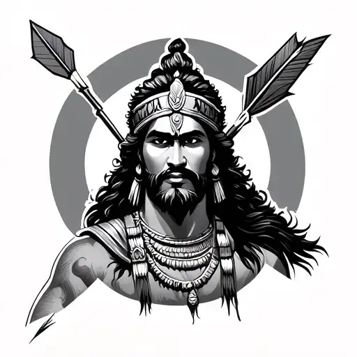 Mahabharat Karna With Arrow