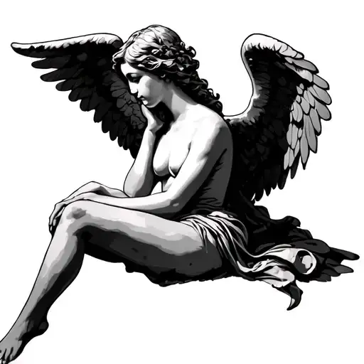 Angel Sitting On Shoulder