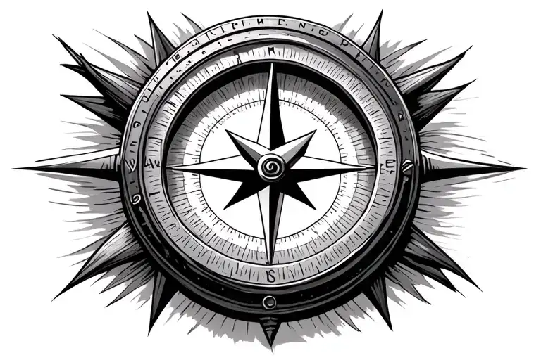 Compass With A Cross