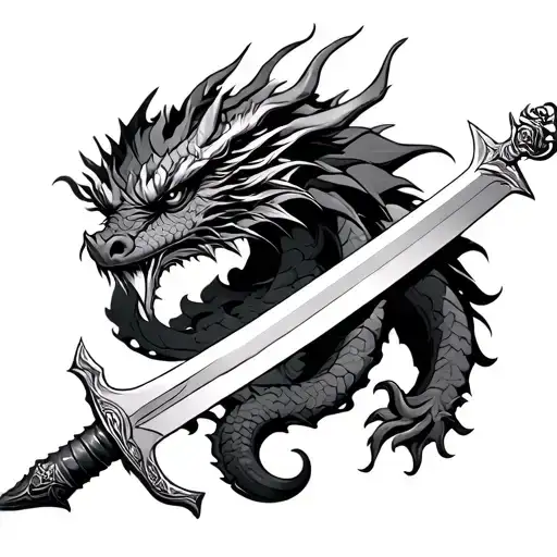Sword With Dragon