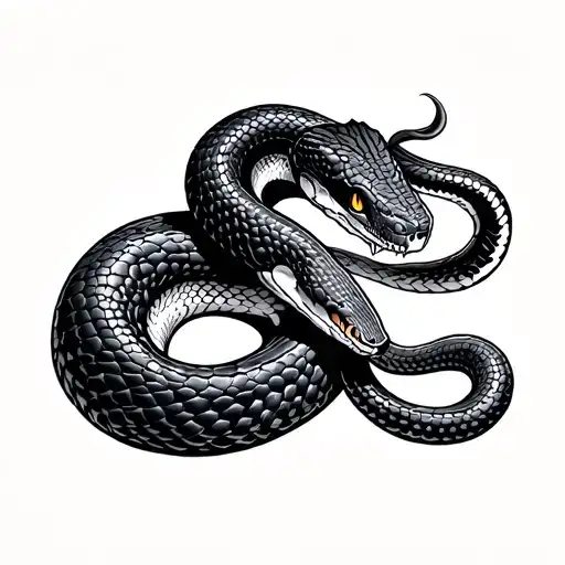 Striking Snake