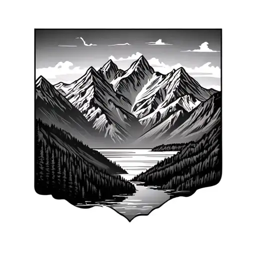 Alaskan Mountain Range