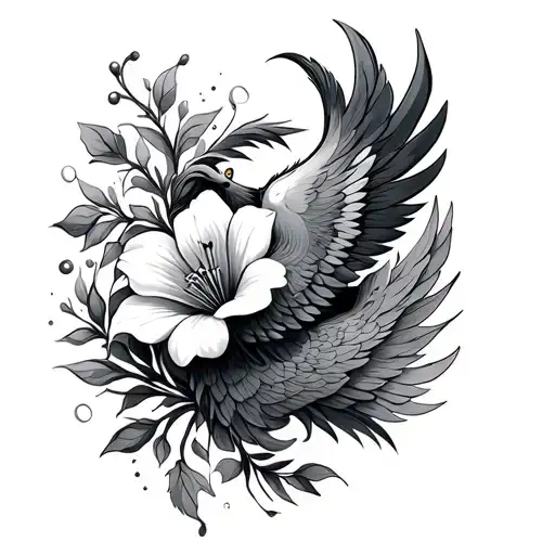 Bell Flower And Phoenix