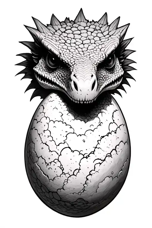 Baby Verlociraptor And Egg