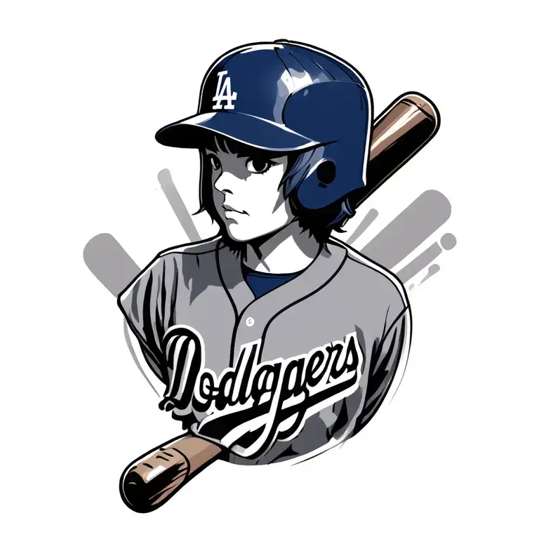 Anime Characters As The Los Angeles Dodgers
