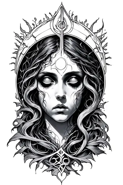 The Apparition Sleep Token Tattoo Design