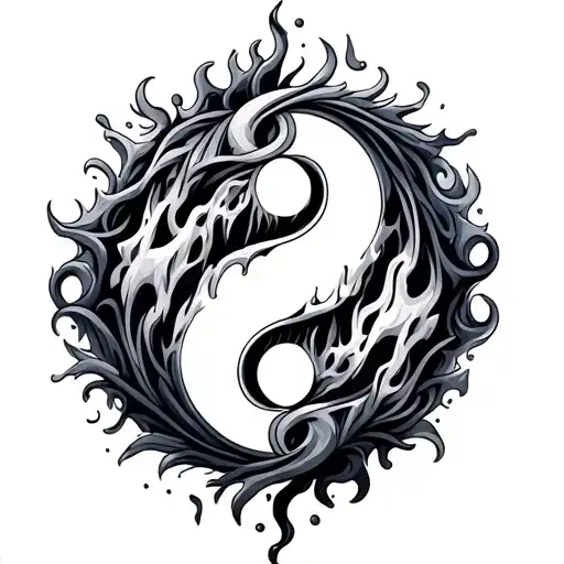 Fire And Ice Yin Yang