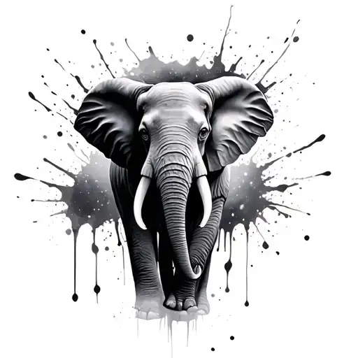 Splatter Elephant