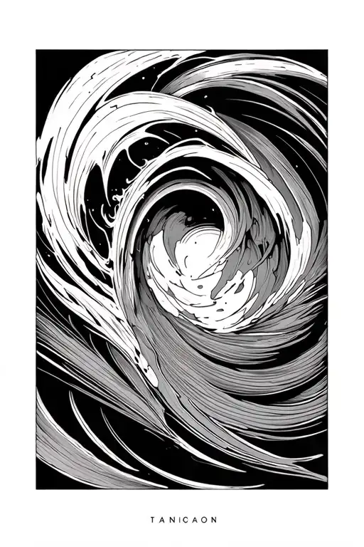 Suminagashi Abstract